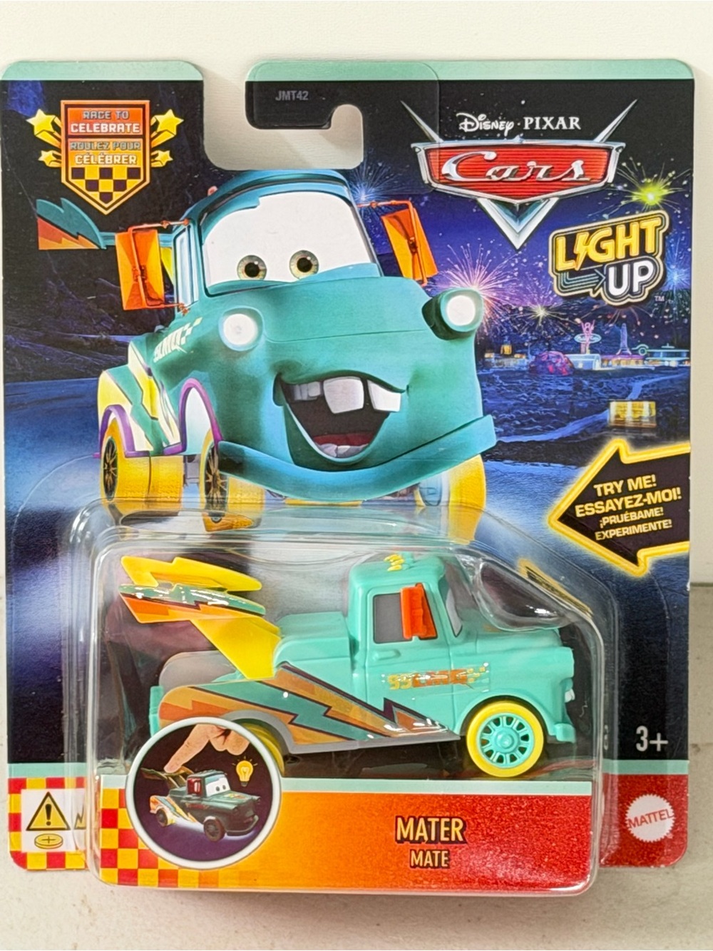 Disney Pixar Cars Light-Up Mater Toy - Teal